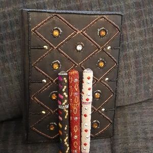 Embellished Quilted Journal and Pens